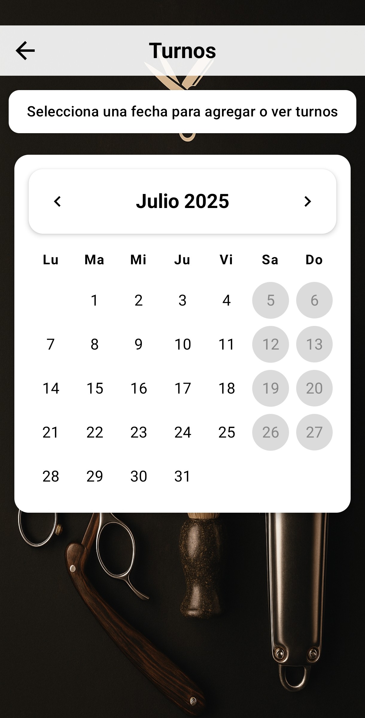 Mi Barbería captura 3