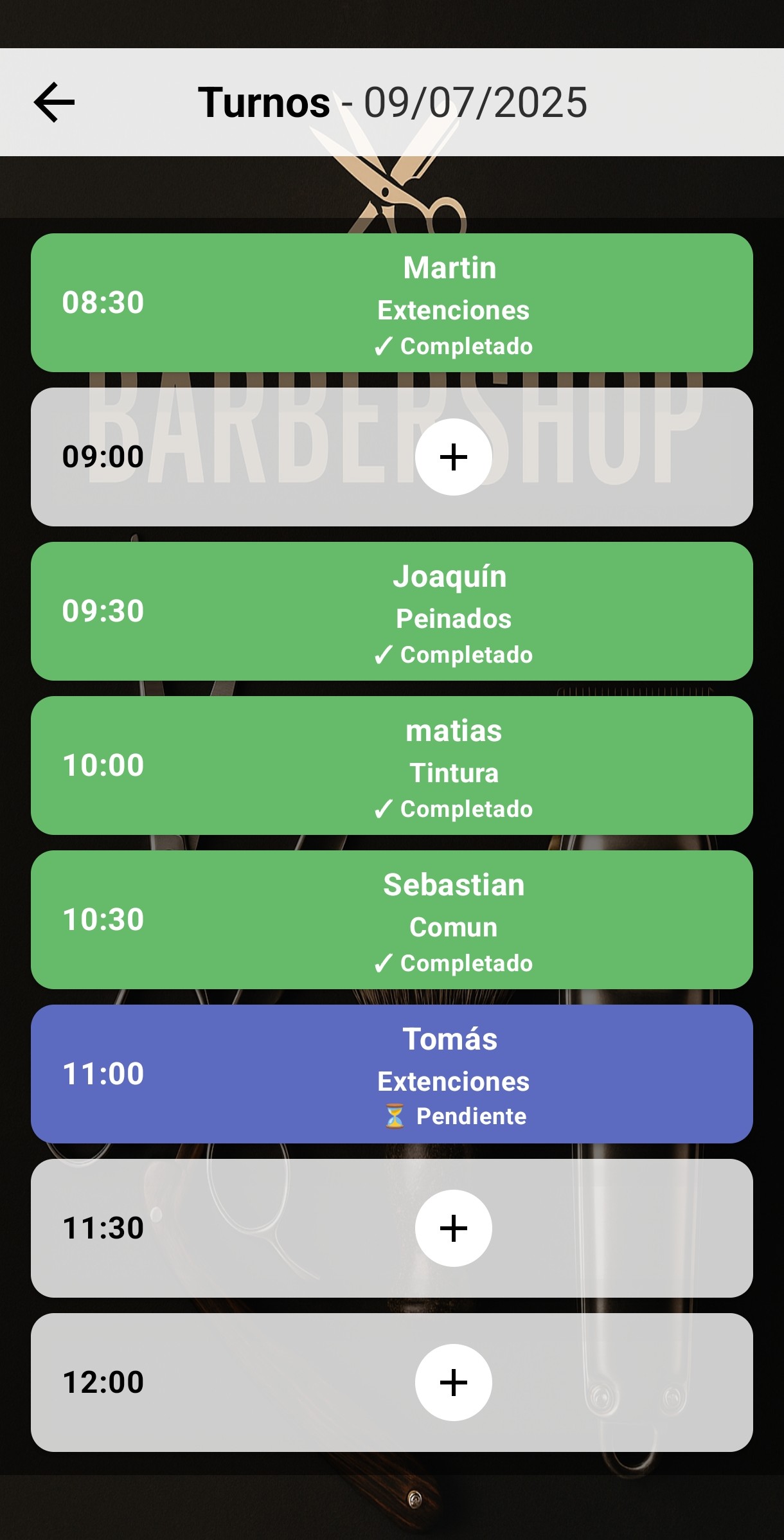 Mi Barbería captura 4